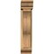 Ekena Millwork Funston Traditional Rough Sawn Bracket w/ Offset Brace, Western Red Cedar, 6"W x 16"D x 28"H BKT0604X16X28FST01RWR - alternate 3